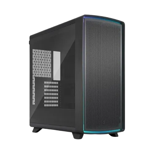 Fractal Design Summit Ambience Blackout TG Light Tint ATX Mid-Tower Case, 3x 140mm Fans, ARGB, Reverse-MOBO Ready | FD-C-SUM1A-06 - PC Builder UAE