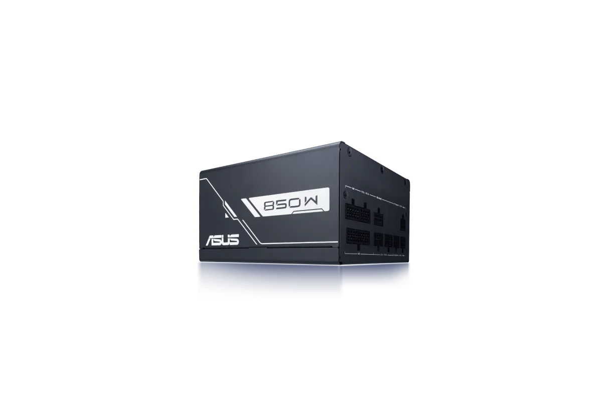 A Prime Gold Black Edition power supply unit in a blue, space vibe background.
