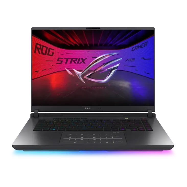 ASUS ROG STRIX G16 Intel Core i9 14900HX, 32GB RAM, 1TB SSD, 16" WQXGA(2560x1600) 240Hz, 8GB NVIDIA RTX 5070, Windows 11 Home, Eng-Arb Keyboard, Gray | G615JPR-TS218W - PC Builder UAE