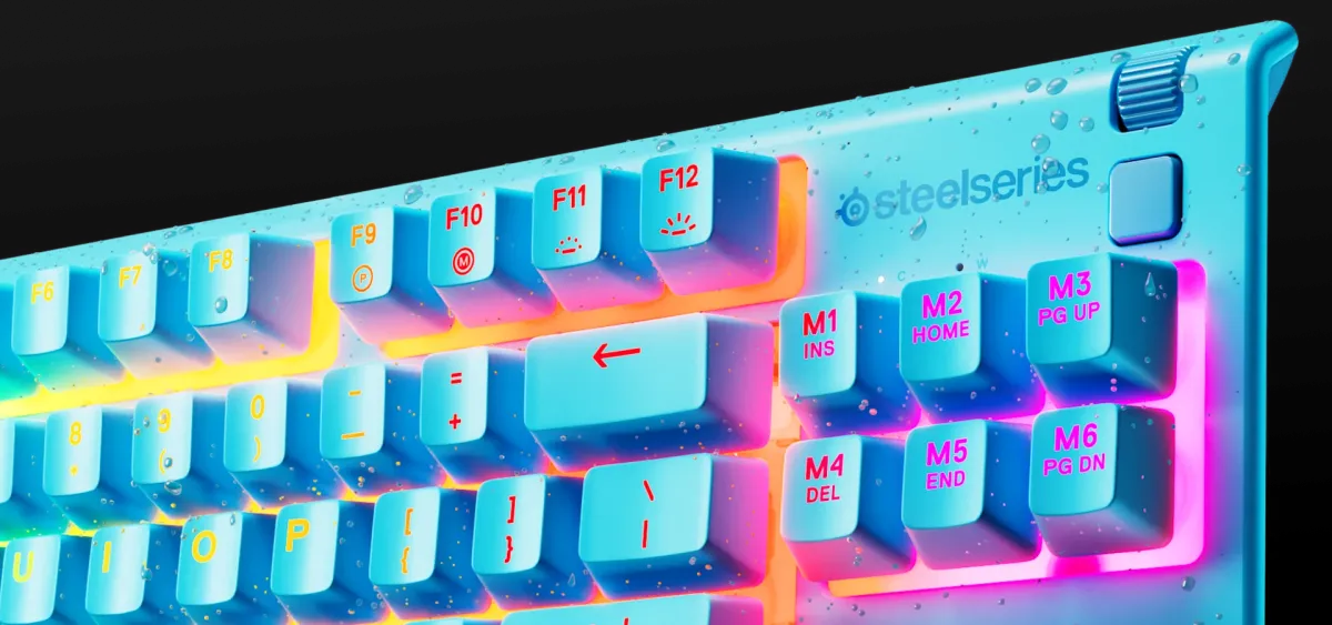close up image of Apex 3 tkl keyboard